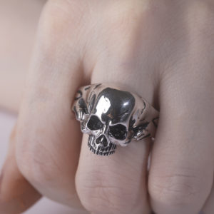 Silver Skull / Biker Ring